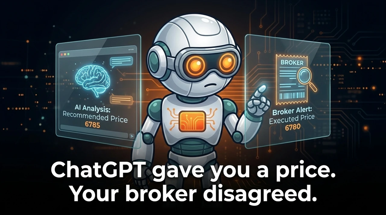 ChatGPT gave you a price. Your broker disagreed.